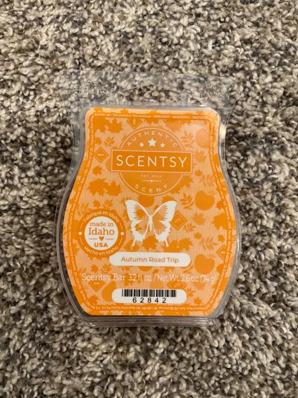 Scentsy AUTUMN SUNSET Scented Wax Bar Melt New